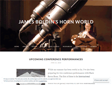 Tablet Screenshot of jamesboldin.com